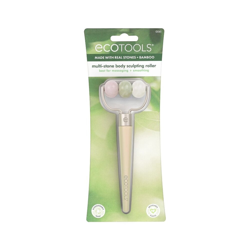 EcoTools Multi Stone Massage Roller, Depuff & Sculpt, Face & Body Tool